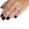 Pompeii3 Certified 2 1/3Ct Diamond Engagement Ring 14k White Gold Lab Created - 3 of 4