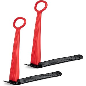 Slippery Racer Kids Lightweight Compact Foldable Downhill Outdoor Winter Ski Scooter Snow Sled for Children 4 Years and Up (2 Pack) - 1 of 4