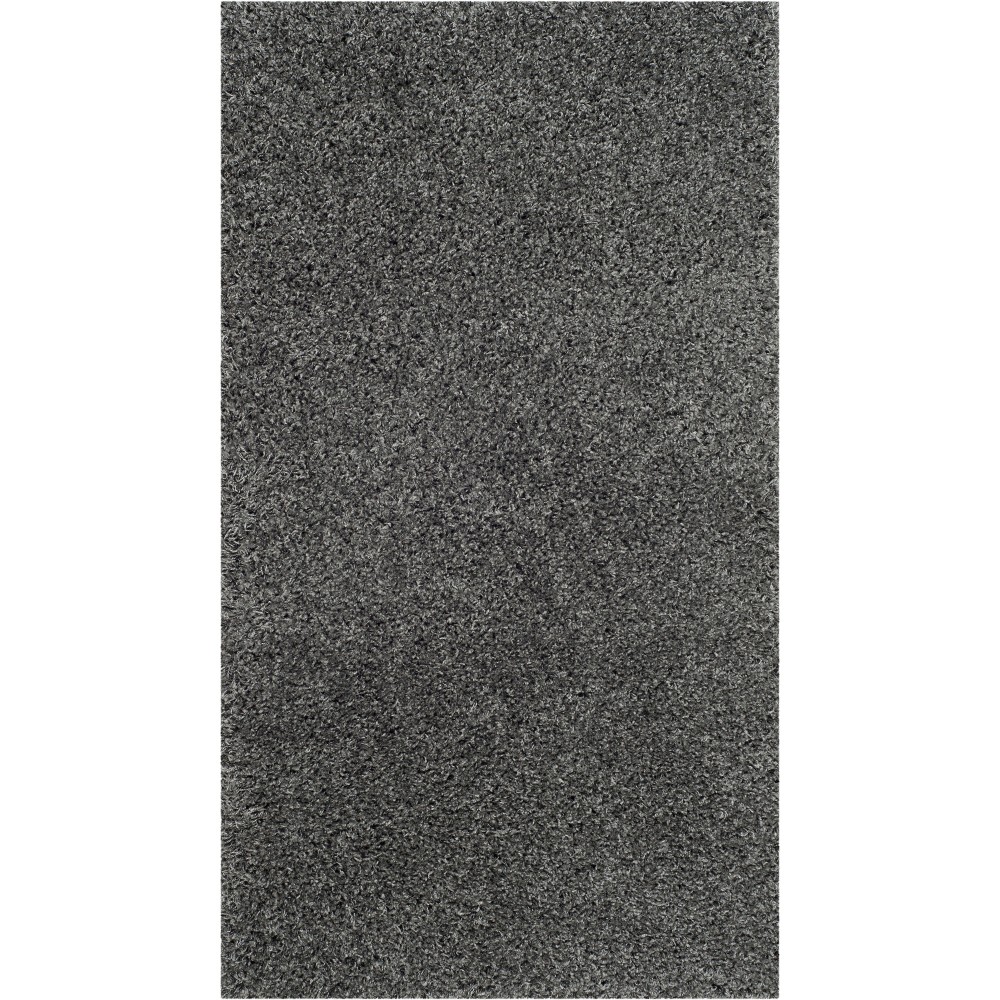  Rayan Solid Loomed Accent Rug Gray