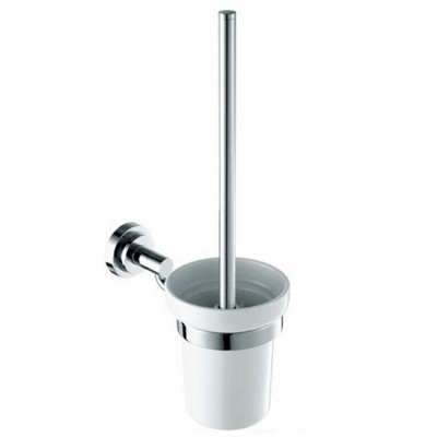 KubeBath Aqua Rondo by KubeBath Wall Mount Toilet Brush