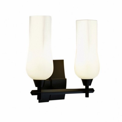 Norwell Lighting Fleur 2 - Light Sconce in  Matte Black