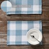 Annie Buffalo Check Blue Placemat Set of 2 13x19 - 3 of 4