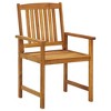 vidaXL Patio Chairs with Cushions 2 pcs Solid Acacia Wood - 3 of 4