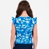 Calypsa Girl's Flutter Sleeve UPF 50+ Chloe Swim Top - 2 of 3