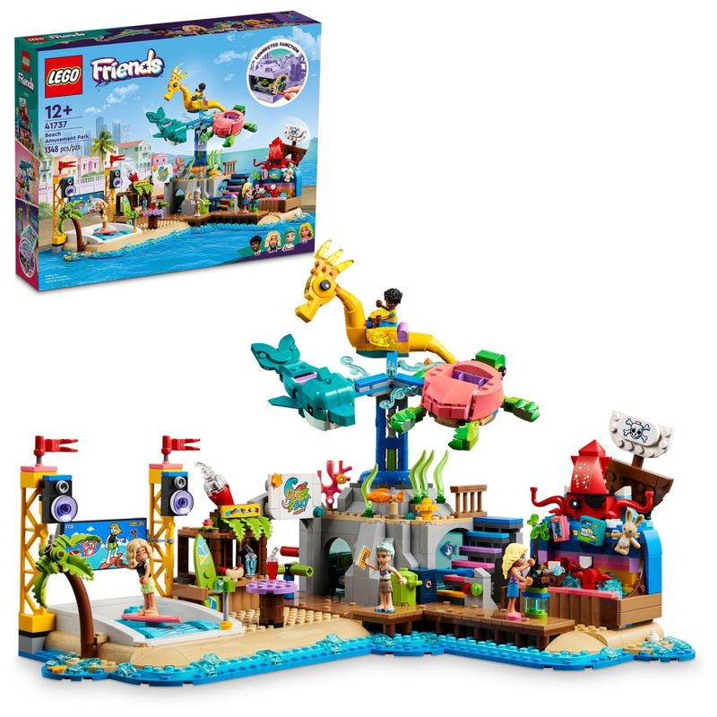 LEGO Friends Beach Amusement Park Teen Building Kit 41737, 1 of 8