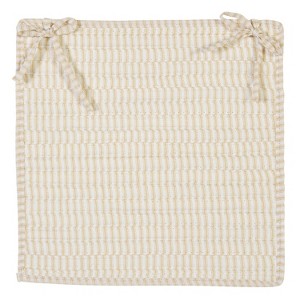 Colonial Mills Ticking Stripe Rect - Canvas Chair Pad (single) - 1 of 2
