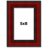 PosterPalooza | Photo Size Weathered Red Picture Frame - UV Acrylic, Foam Board Backing, Hanging Hardware - 2 of 4