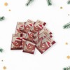 Unique Bargains Christmas Stickers for Ceramic Glass Metal Paper Plastic Peel Red White 1 Pc - 2 of 4