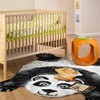 Walk on Me Faux Fur Super Soft Kids Panda Bear Rug Tufted With Non-slip Backing Area Rug - 2 of 4