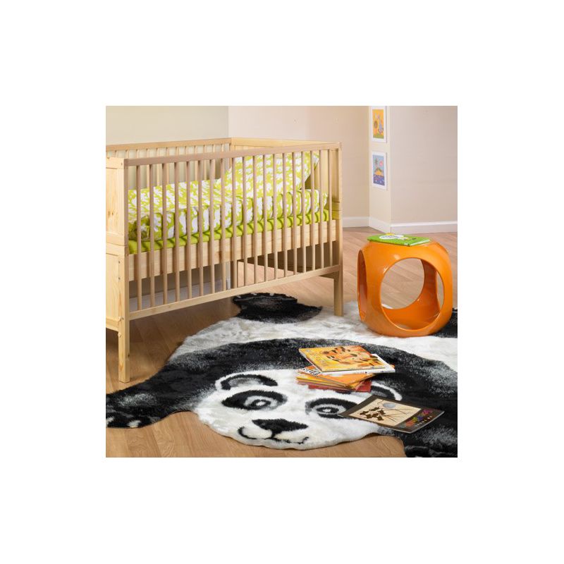 Walk on Me Faux Fur Super Soft Kids Panda Bear Rug Tufted With Non-slip Backing Area Rug, 2 of 5