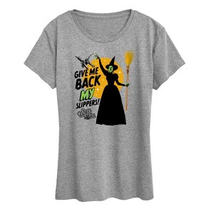 Women's - Wizard of Oz - Give Me Back My Slippers Short Sleeve Graphic T-Shirt - 1 of 4