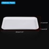 Unique Bargains Plastic Rectangle Reusable Fast Food Dining Areas Serving Trays - 2 of 4