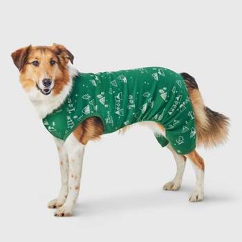 Ski Scene Matching Family Thermal Cat and Dog Pajamas - Wondershop™ - Green