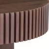 NicBex Modern 39.37 Inch Handcraft Drum Coffee Table,Round Center Table for Living Room,Bedroom - 4 of 4