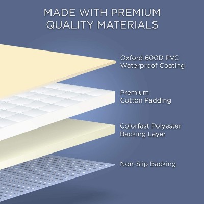 Large White Waterproof Pet Cargo Liner with Side Walls