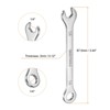 Unique Bargains 30Cr13 Stainless Steel Auto Repair Offset 12-Point Box End and 15° Angled Combination Wrenches 2 Pcs - 2 of 4