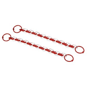 Unique Bargains Acrylic Belt Loop Purse Handbag Wrist Keychains with Binder Keyrings - 1 of 4
