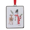 Melrose Snowman and Deer Ornament (Set of 12) - 4 of 4
