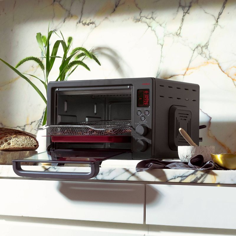 CRUXGG 6 Slice Digital 10-in-1 Toaster Oven with Air Fry, 3 of 6