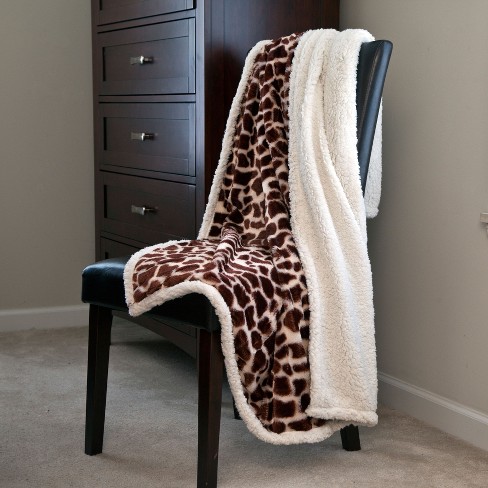 Animal print best sale fleece blanket