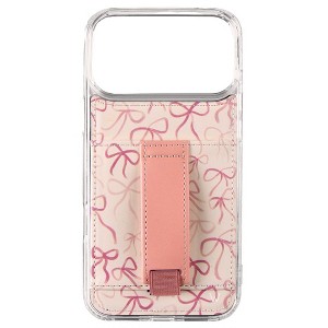 Walli Cases Rosy Ribbons Phone Case with Wallet and Finger Strap - 1 of 4