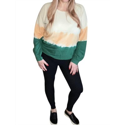 Women's Dye Terry Long Sleeve Top - KORI