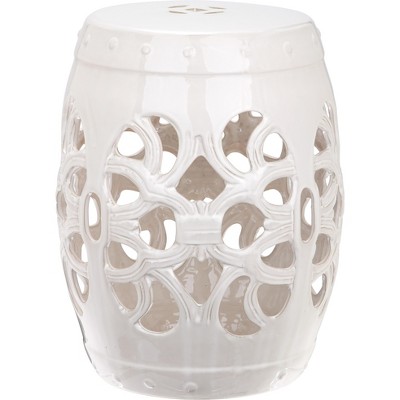 Imperial Vine Garden Stool - Indoor/Outdoor - ACS4539 - Safavieh