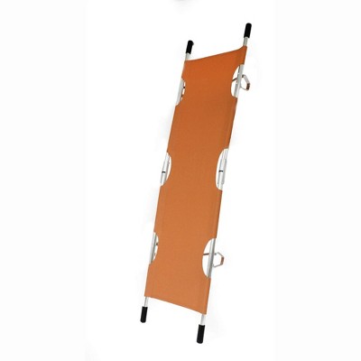 Kemp Folding Pole Stretcher in Orange
