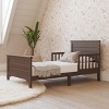 Child Craft Woodland Flat Top Toddler Bed for Kids with Guard Rails, Low to Ground Design, Made of Pinewood, Clean Lines Match Any Décor - 2 of 4