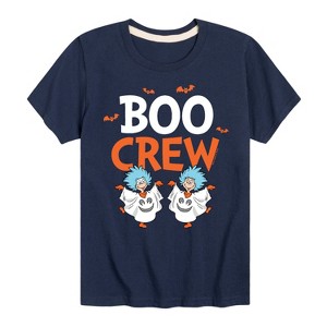 Boys' - Dr. Seuss - Boo Crew Thing 1 and 2 Short Sleeve Graphic T-Shirt - 1 of 4