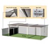 ORRD 20.93ft² Large Wooden Chicken Coop - with Nesting Box, Weatherproof Roof, Walk-in Run & Secure Locks - 3 of 4
