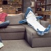 NewHome"Shark Wearable Sleeping Bag Onesie, Soft Flannel Blanket with Zipper for Adults & Kids 4.2FT-5.5FT"Blue - 2 of 4
