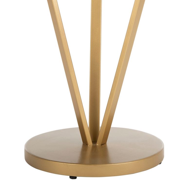 Theia Accent Table - White Marble/Gold - Safavieh., 5 of 6