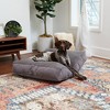 Kensington Garden Buster Deluxe Faux Shearling Rectangle Pillow Dog Bed - 3 of 4