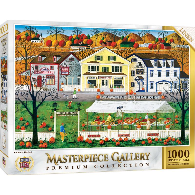 MasterPieces 1000 Piece Jigsaw Puzzle - Farmer's Market - 26.8"x19.3", 2 of 7