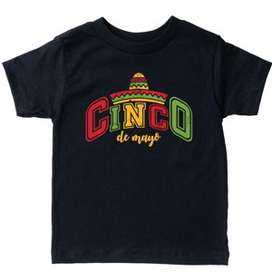 The Juniper Shop Cinco De Mayo Sombrero Toddler Short Sleeve Tee - 1 of 4