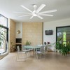Parrot Uncle 72" Modern Smart Ceiling Fan with Lights and Remote through Phone, Amazon Alexa or Google assistant - 2 of 4