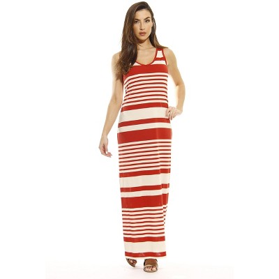 Just Love Summer Dresses Sleeveless Stripe Maxi Dress