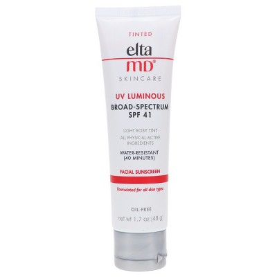 EltaMD UV Luminous Broad-Spectrum SPF 41 Facial Sunscreen 1.7 oz