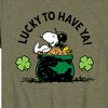Boys' - Peanuts - Lucky To Have Ya Short Sleeve Graphic T-Shirt - 2 of 4
