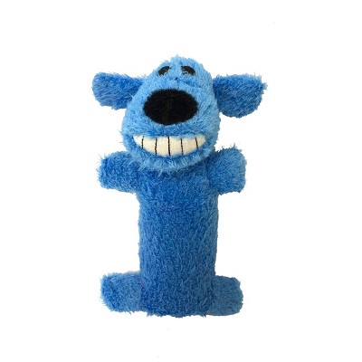 blue stuffed dog toy