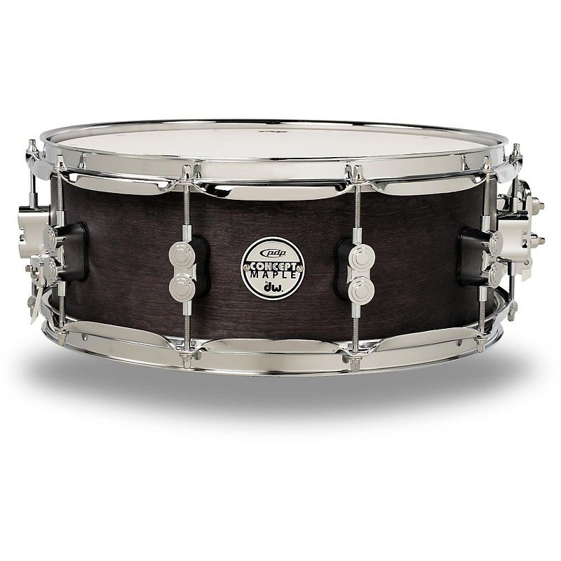 PDP by DW Black Wax Maple Snare Drum, 1 of 4