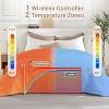 TackView Wireless Heated Blanket,LCD Controller, 6 Heat Levels , Time Settings, UL&ETL Certified - 3 of 4