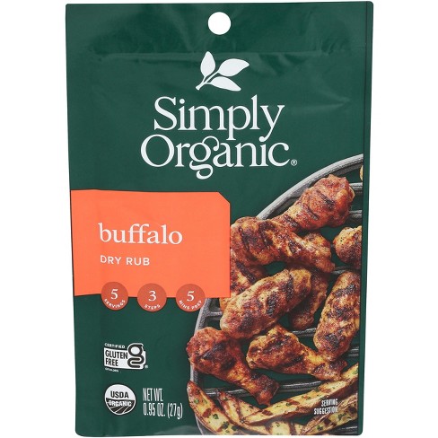 Simply Organic Buffalo Dry Rub - Pack of 12 - 0.95 oz - image 1 of 4