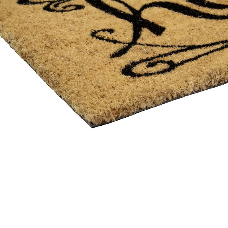 Northlight Natural Coir "Welcome To Our Home" Doormat 18" x 30", 5 of 6