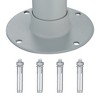 Yescom Flagpole Base Deck Mount Windsock Base Umbrella Stand Metal Holder Yard - 2 of 4