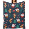 DSANE Jolly Christmas Christmas Throw Blanket Soft Fleece Christmas Blanket Cozy Flannel Throw for Couch Bed - 2 of 4