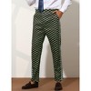 Lars Amadeus Men's Printed Pattern Slim Fit Dress Pants - 2 of 4