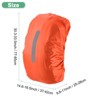 Unique Bargains Waterproof Backpack Rain Cover with a Vertical Reflective Strap for Hiking/Biking 1 Pc - 3 of 4