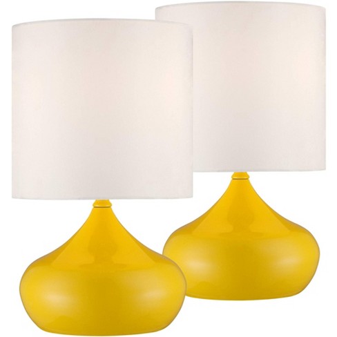 Yellow and best sale grey bedside lamps